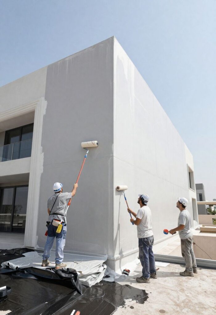 مقاول دهانات خارجية جازان