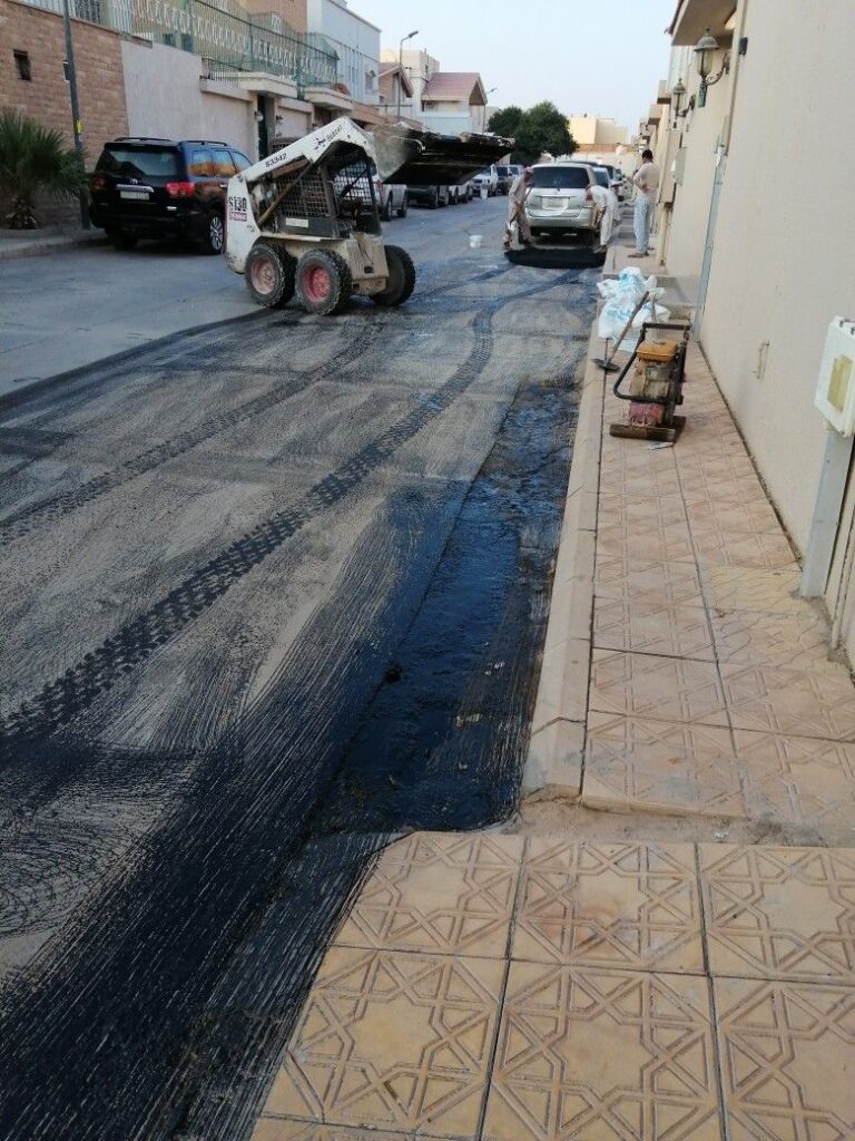 مقاول اسفلت الأمواه